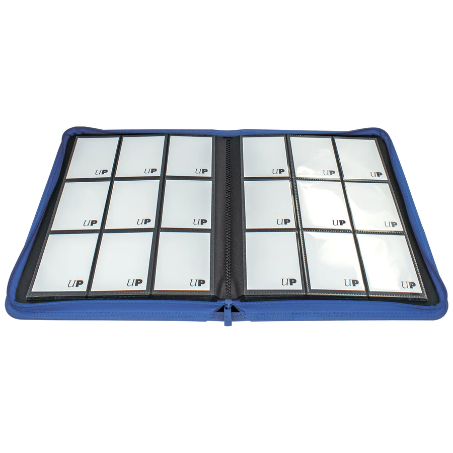 Album 9 Tasche Con Zip PRO-Binder Blue Ultra-PRO