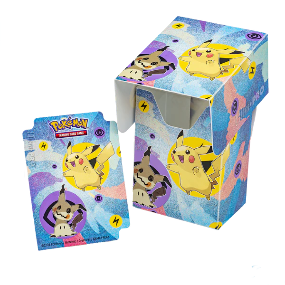 Deck Box Full View - Pikachu e Mimikyu - Ultra Pro