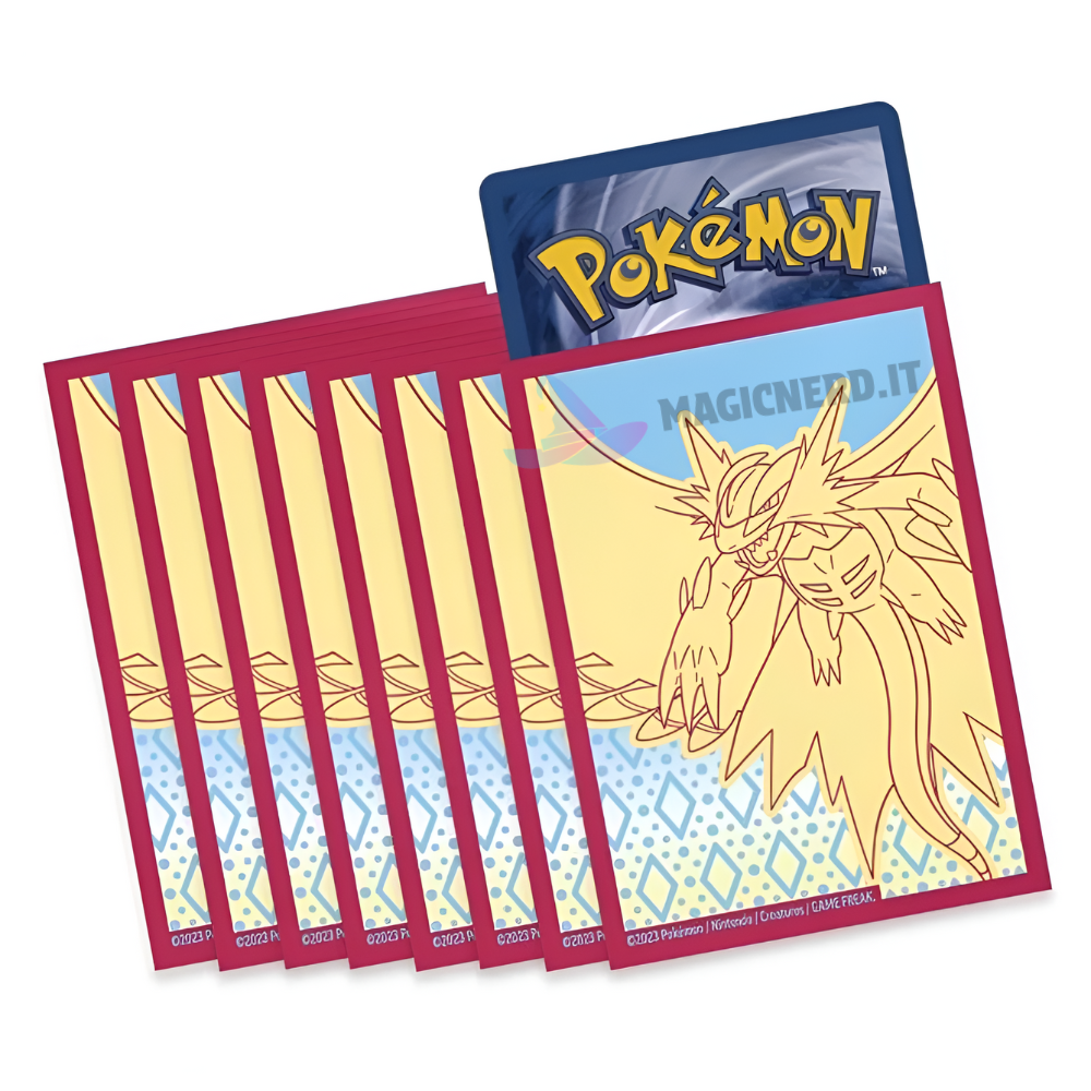 Pokemon – Proteggi carte Standard pacchetto da: 65 Bustine Paradosso Temporale Lunaruggente