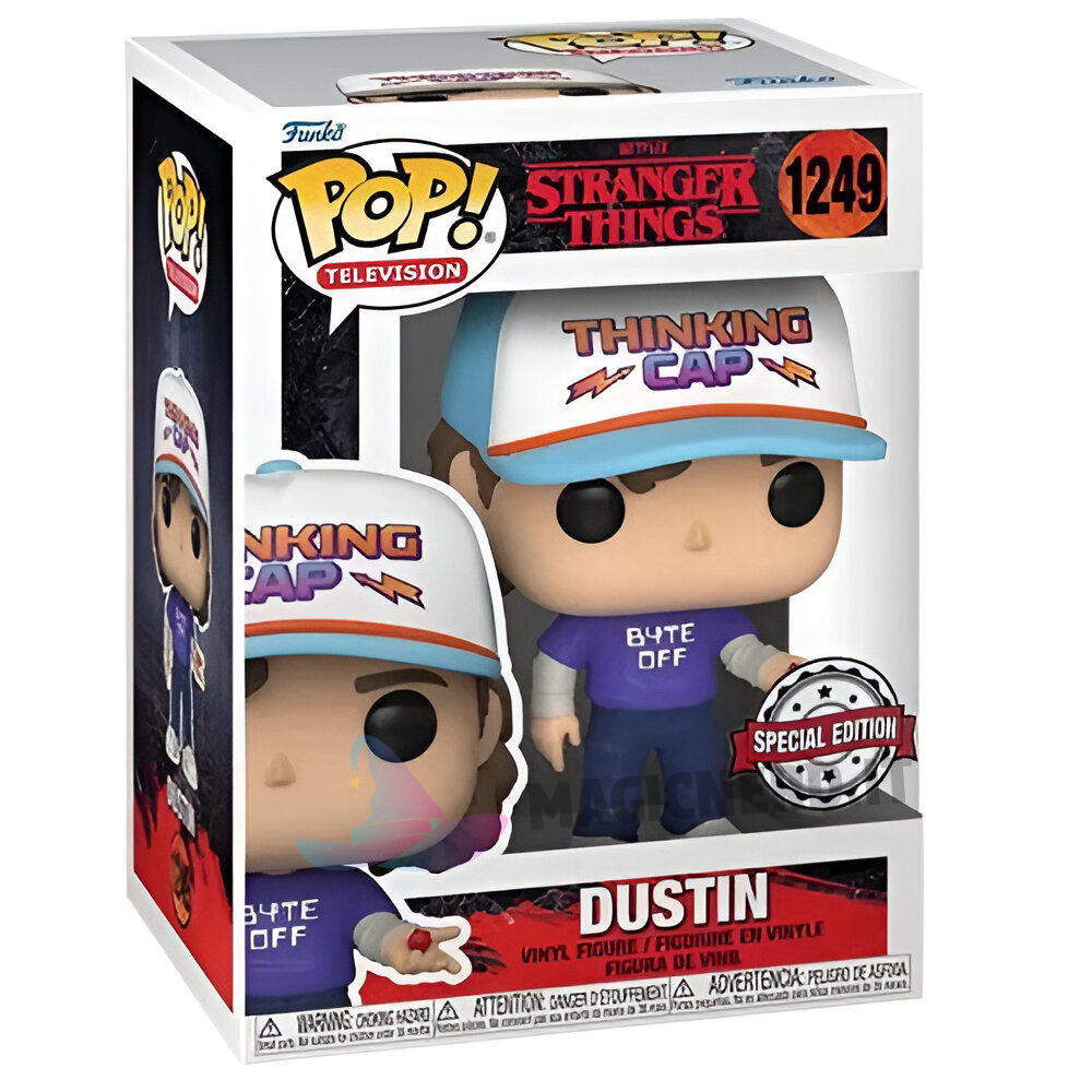 Funko Pop Television 1249 - Dustin - Stranger Things (Special Edition)