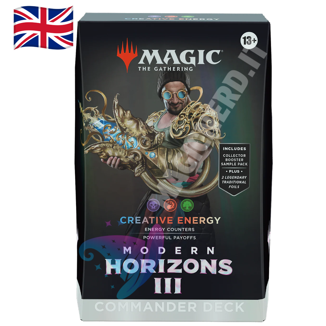 Magic Modern Horizons 3 Commander deck Creative Energy ENG