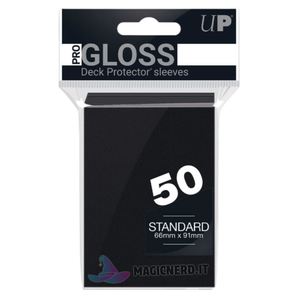 Standard - PRO-Gloss - Classic Black (50 Bustine) - Ultra Pro