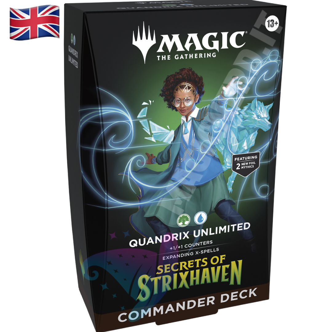 Quandrix Unlimited – Secrets of Strixhaven Commander Deck ENG Magic the Gathering