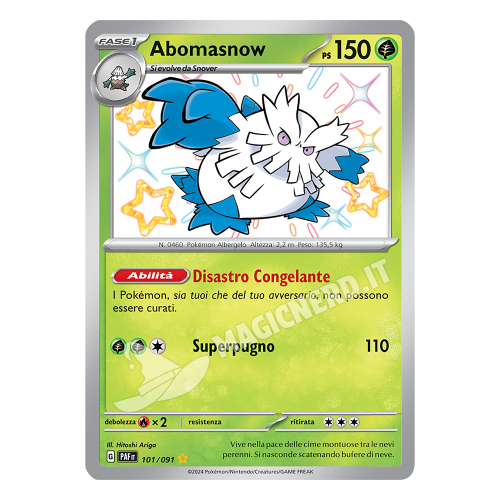 101/091 Abomasnow Baby Shiny