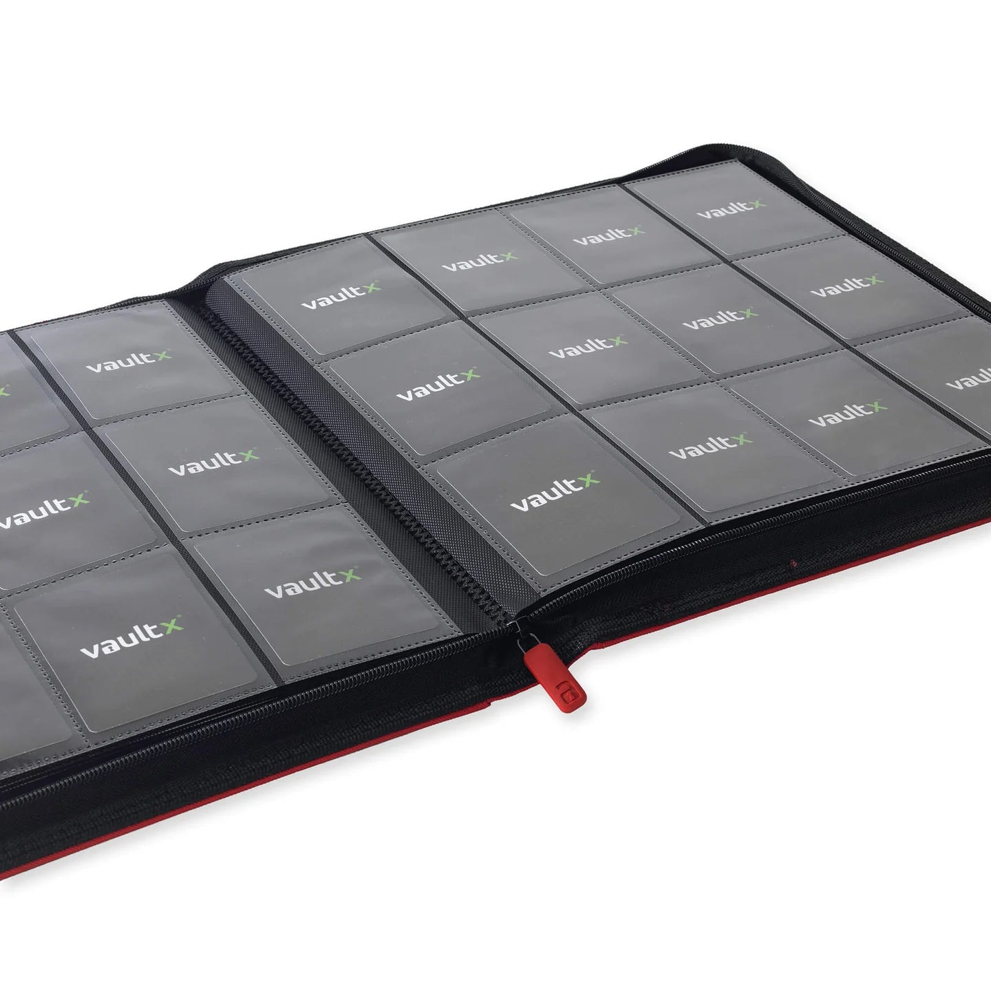 Album 12 Tasche Exo-Tec Zip Binder Fire Red - Vault X
