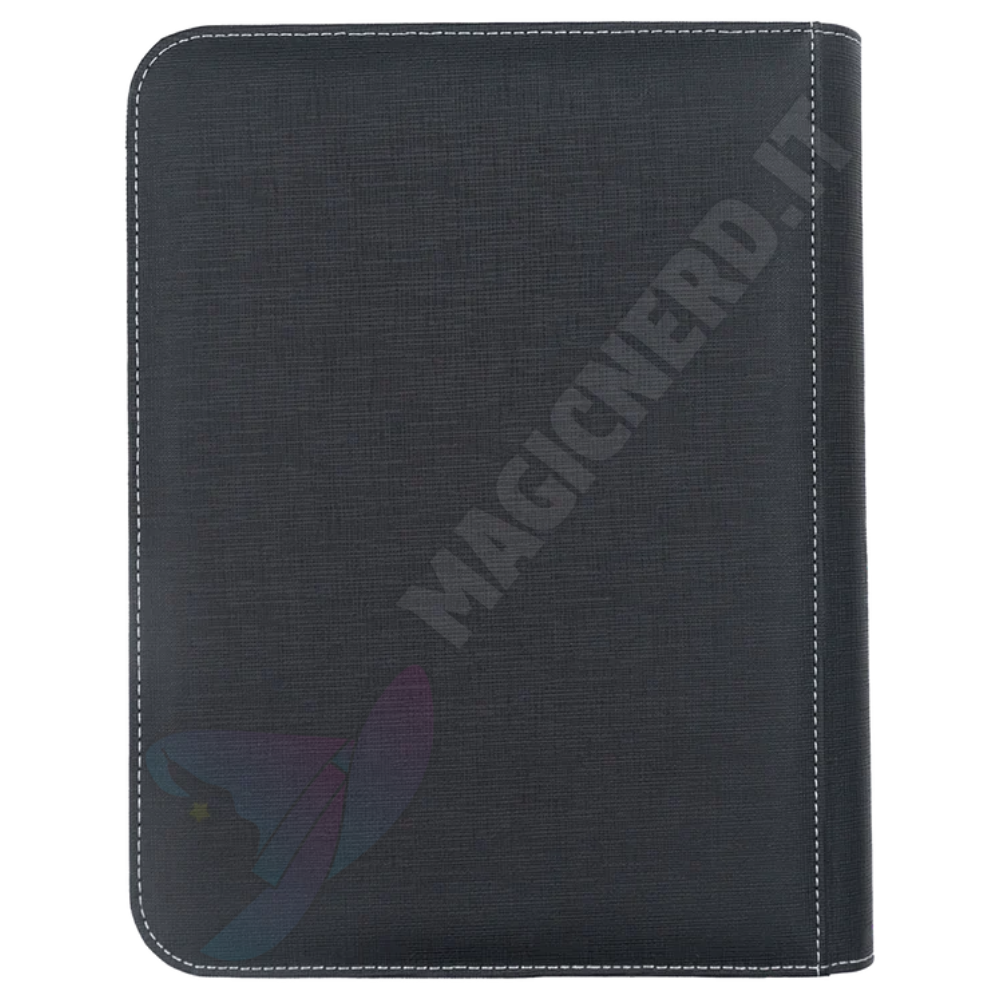 Album 4 Tasche Con Zip Premium Toploader Ultra Pro Nero