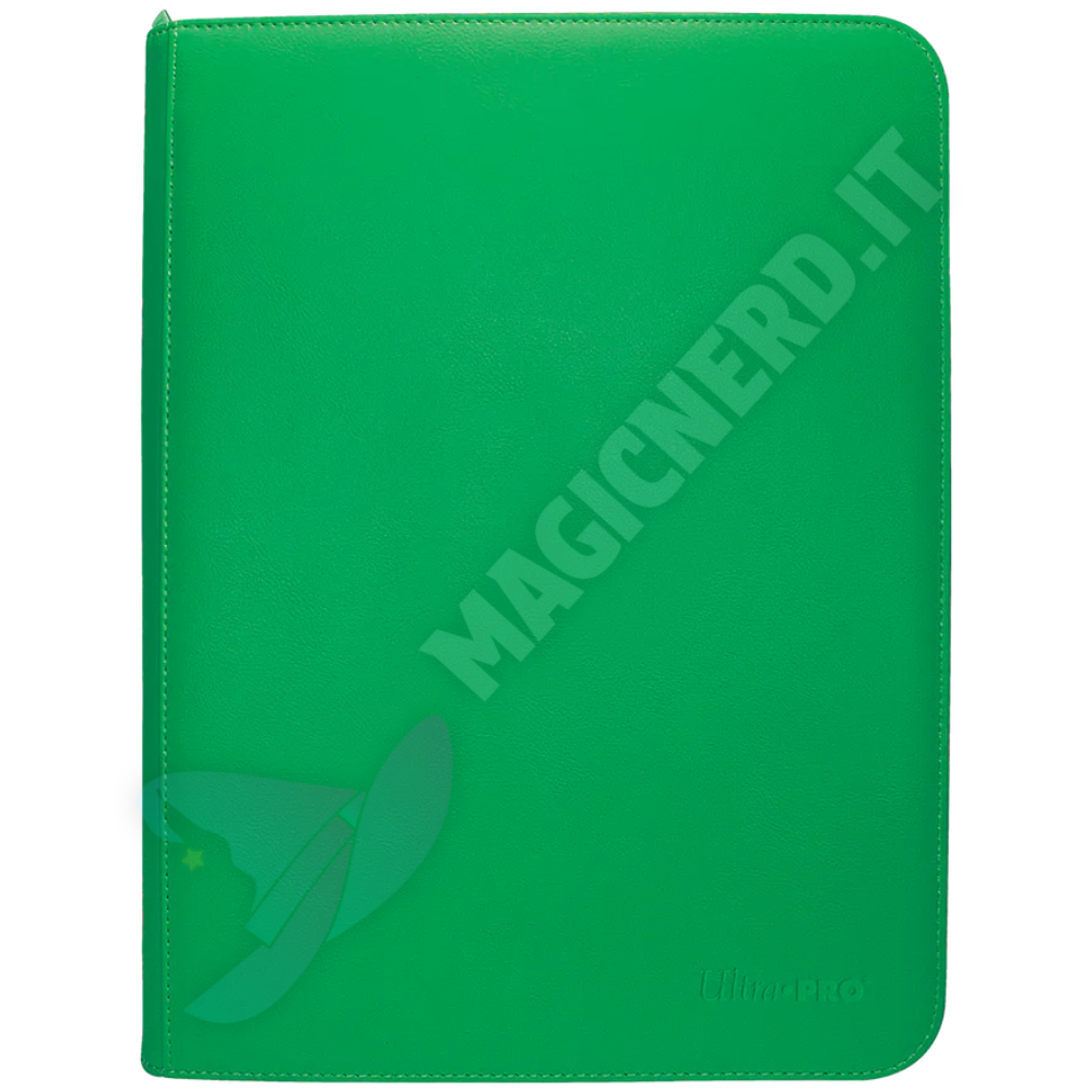 Album 9 Tasche Con Zip PRO-Binder Green Vivid Ultra-PRO