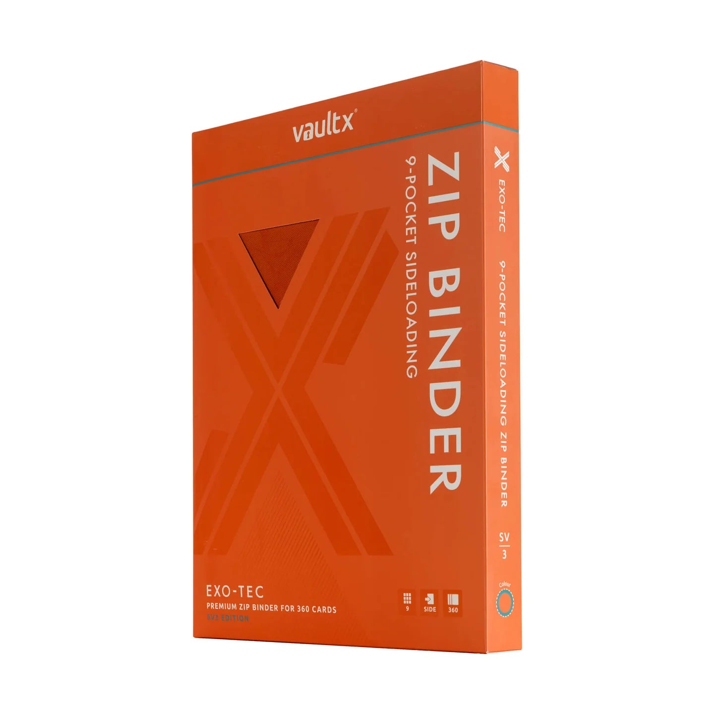Album 9 Tasche Exo-Tec Zip Binder SV3 (Ossidiana Infuocata) - Vault X