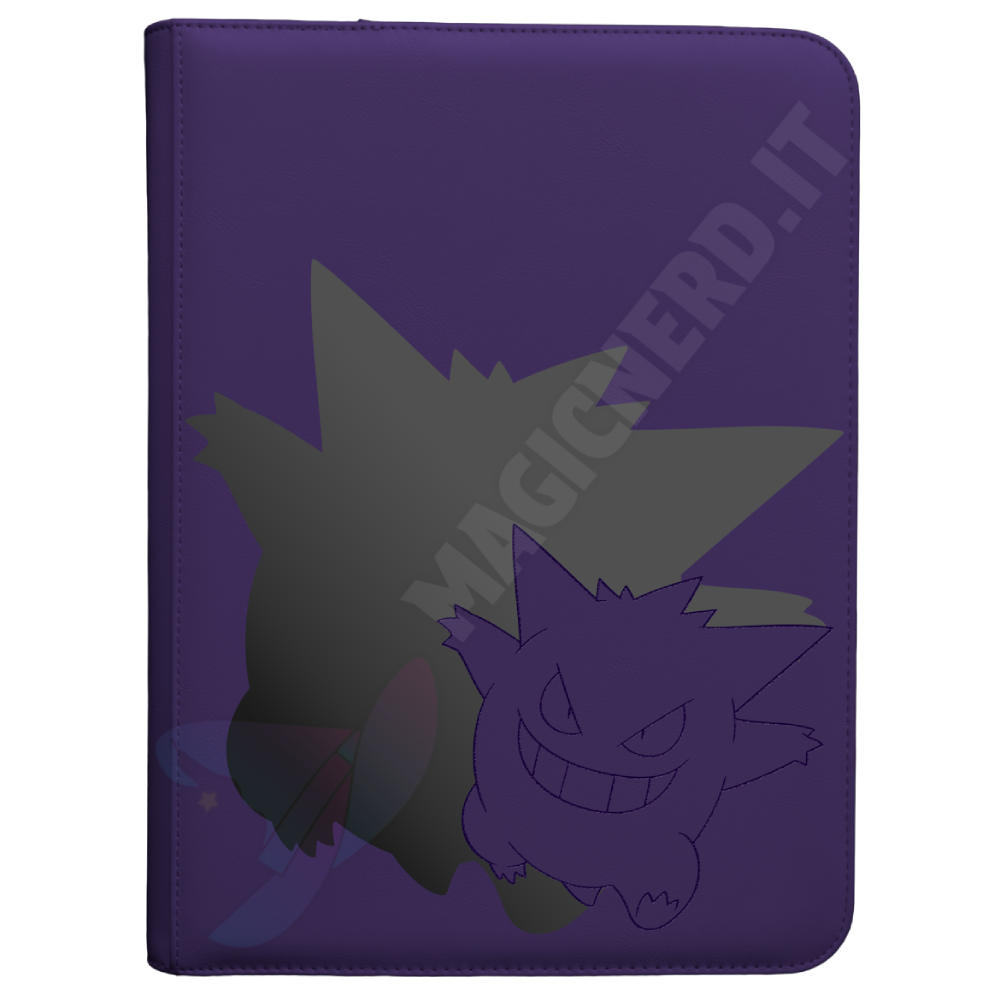 Album Pro Binder 9 Tasche Con Zip Gengar Ultra Pro