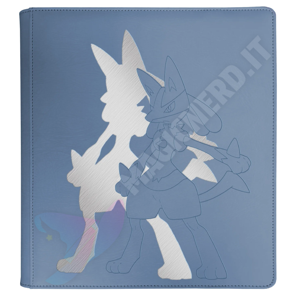 Album Pro Binder 12 Tasche Con Zip Lucario Ultra Pro