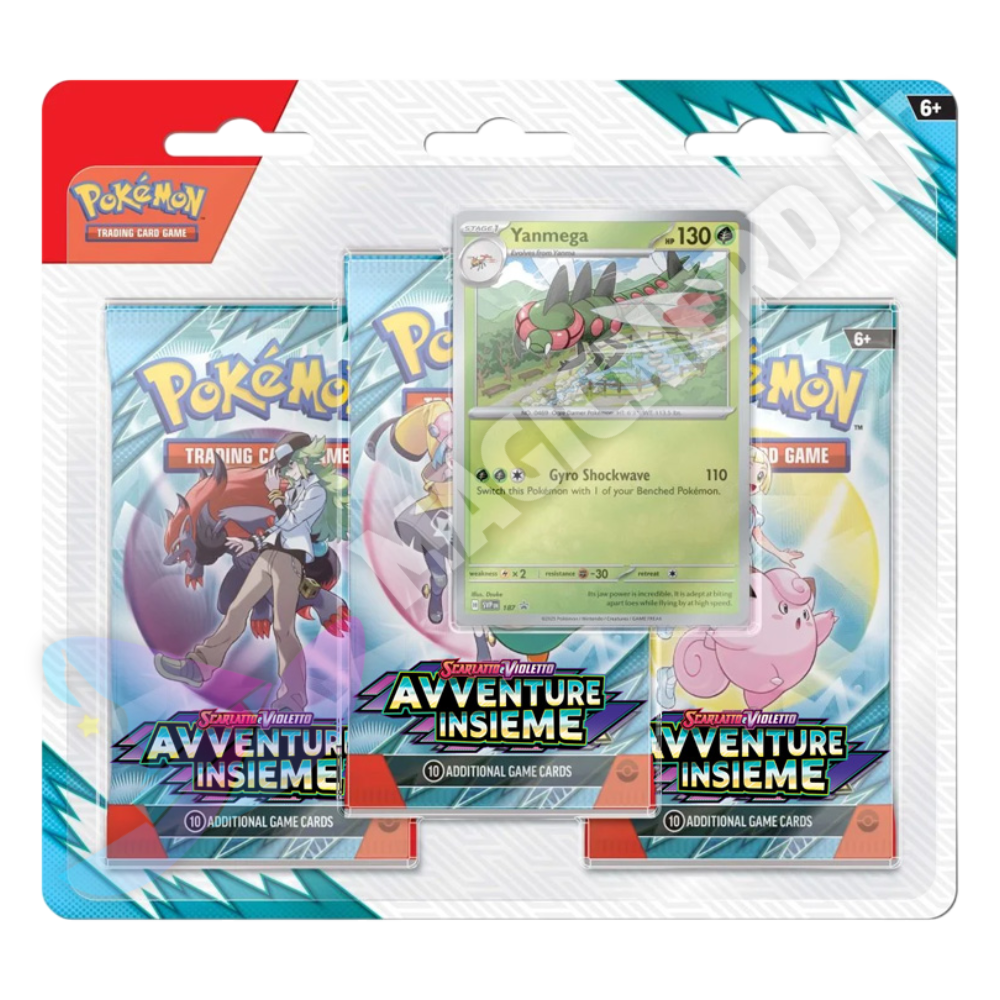 Avventure Insieme - Blister 3 Bustine - Yanmega (ITA)