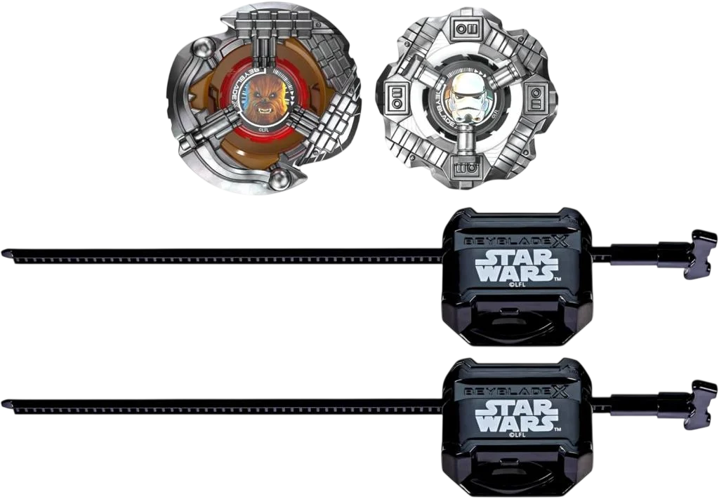 Beyblade X - Star Wars Dual Pack: Chewbacca 4-80LF & Stormtrooper 5-70B
