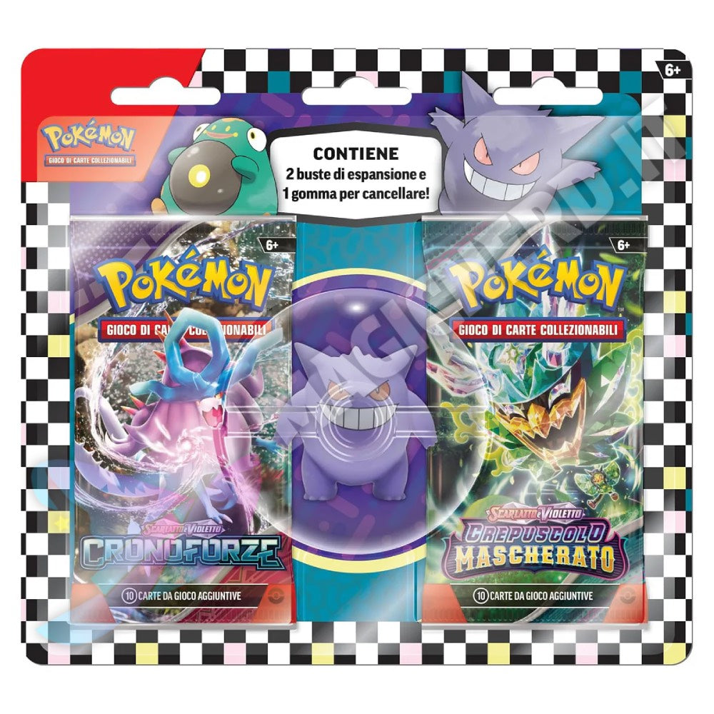 Blister 2 Bustine Con Gomma - Gengar (ITA)