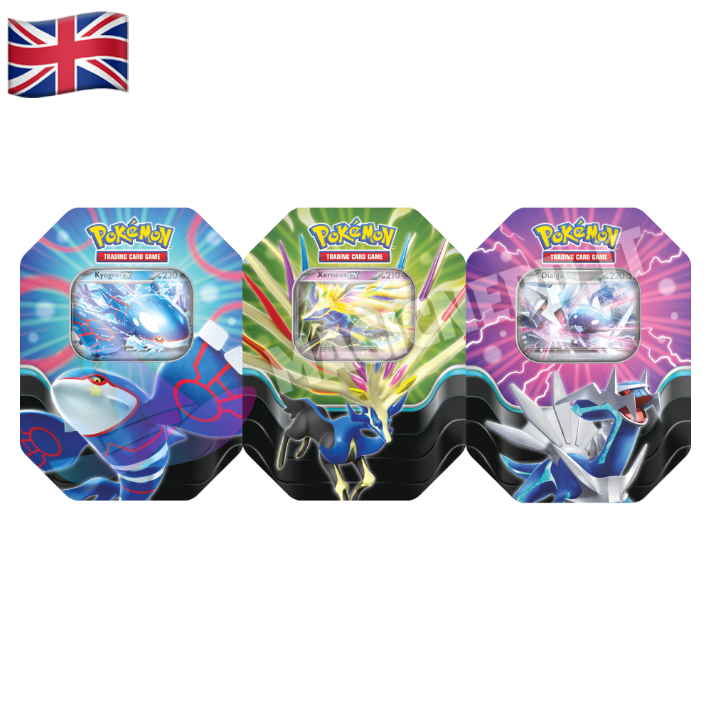 Pokemon Azure Legends Bundle 3 Tin Dialga/Kyogre/Xerneas ex (ENG)