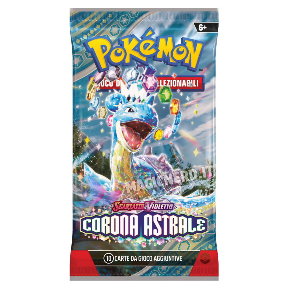 Scarlatto e Violetto Corona Astrale Busta da 10 Carte (ITA)