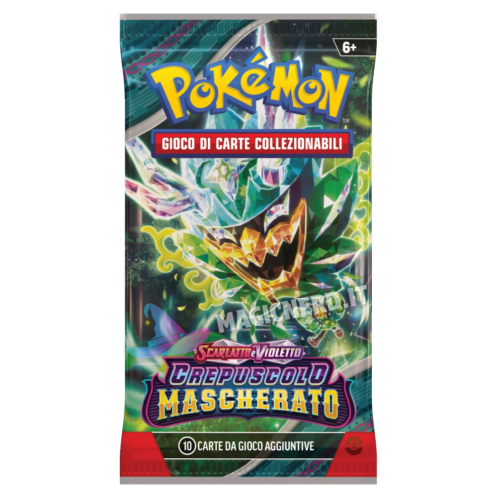 Scarlatto e Violetto Crepuscolo Mascherato Busta da 10 Carte (ITA)