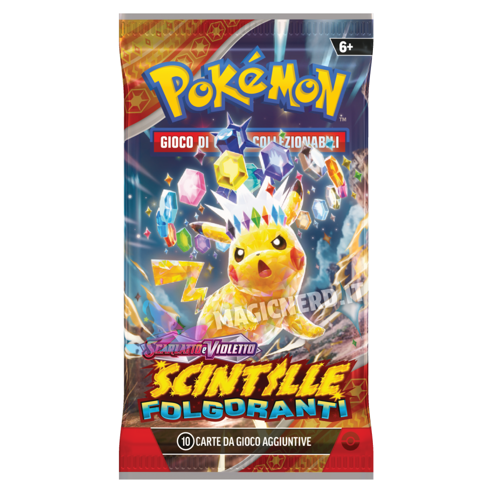 Scarlatto e Violetto Scintille Folgoranti Bustina 10 Carte (ITA)