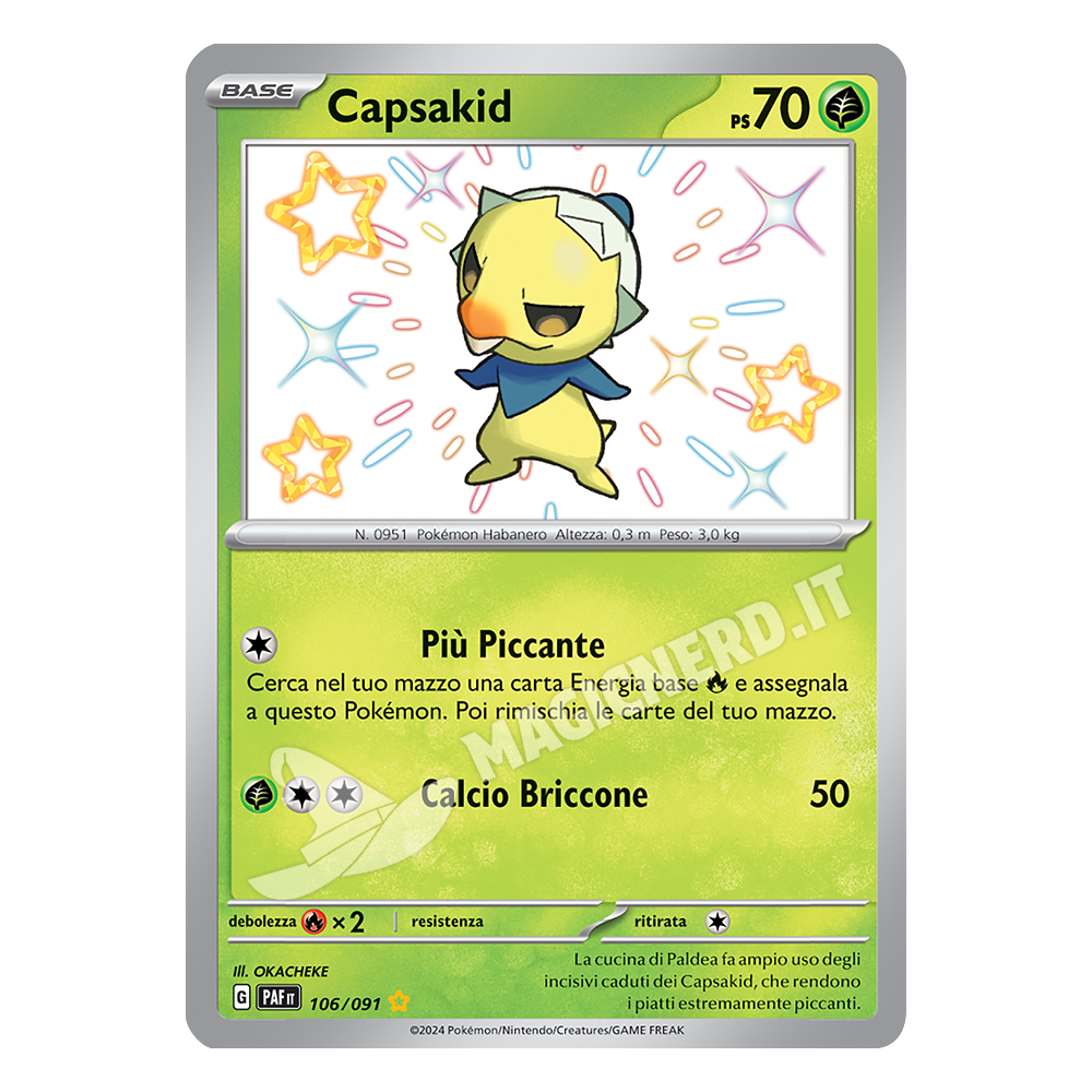 106/091 Capsakid Baby Shiny