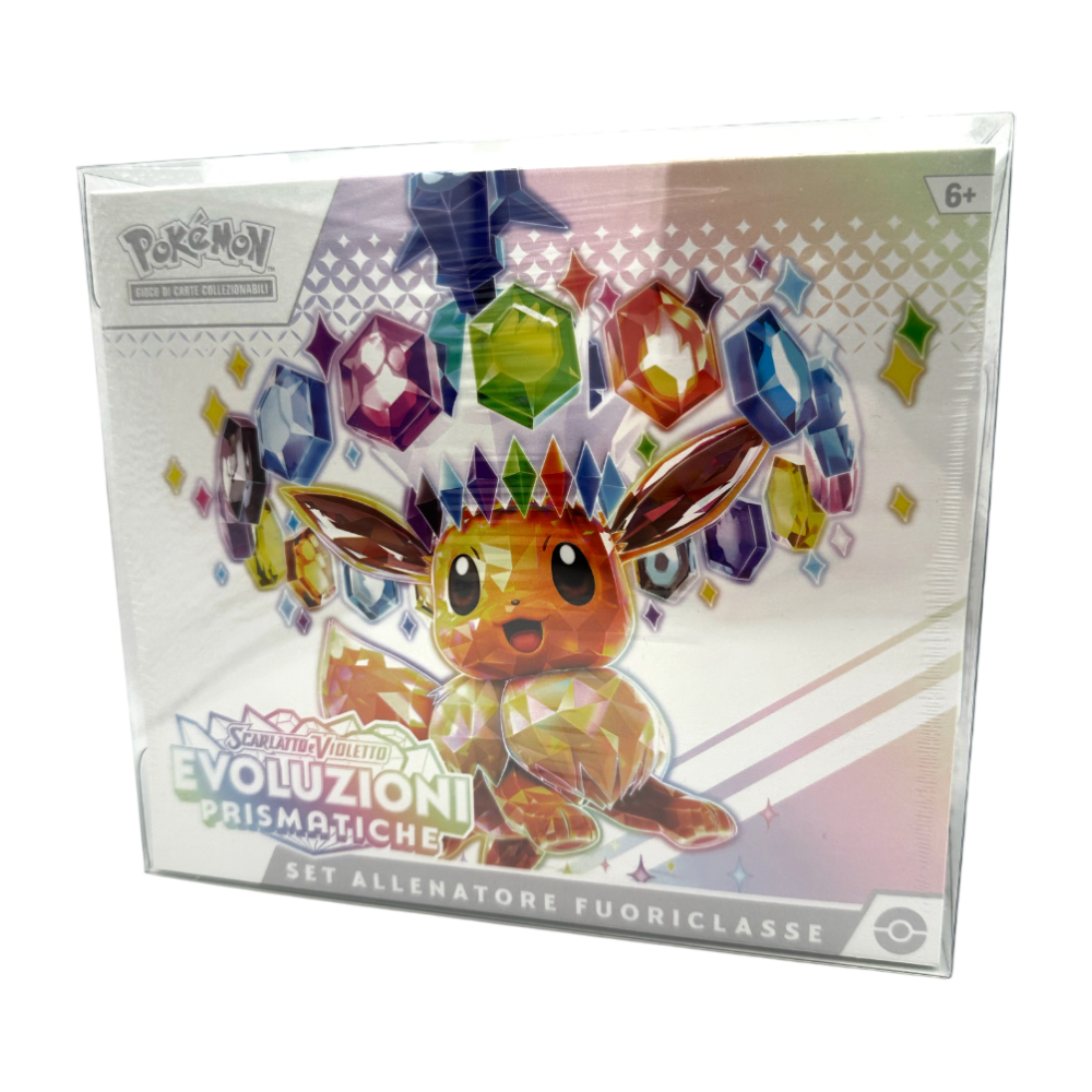 Case Protettivo Trasparente in PVC per Set Allenatore Fuoriclasse (ETB) Pokémon - 1 Pezzo