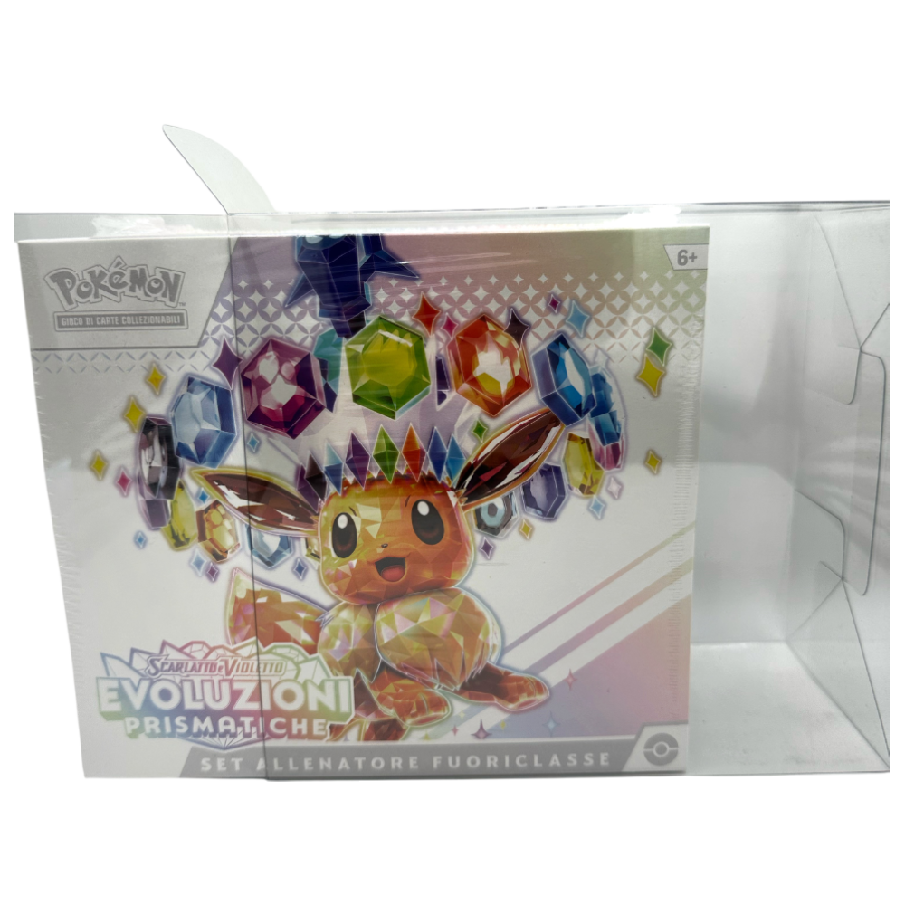 Case Protettivo Trasparente in PVC per Set Allenatore Fuoriclasse (ETB) Pokémon - 1 Pezzo