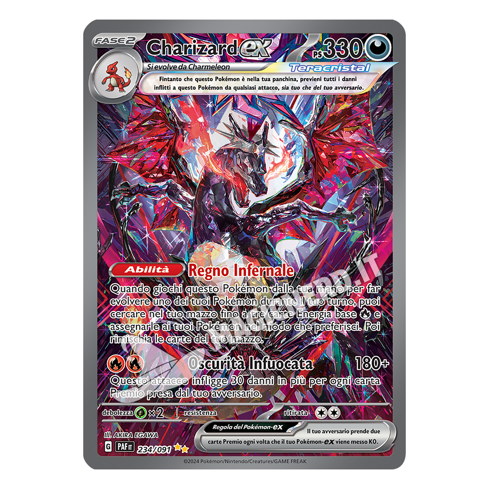 234/091 Charizard ex Teracristal Shiny Alternative Art