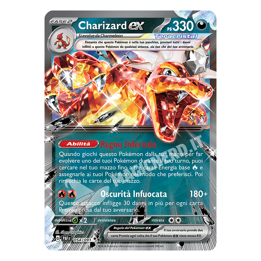 054/091 Charizard ex PAF