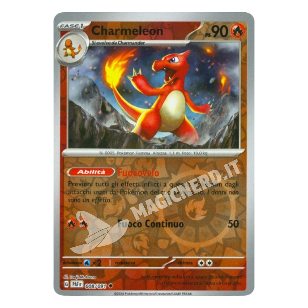 Charmeleon Non Comune Reverse PAF 008