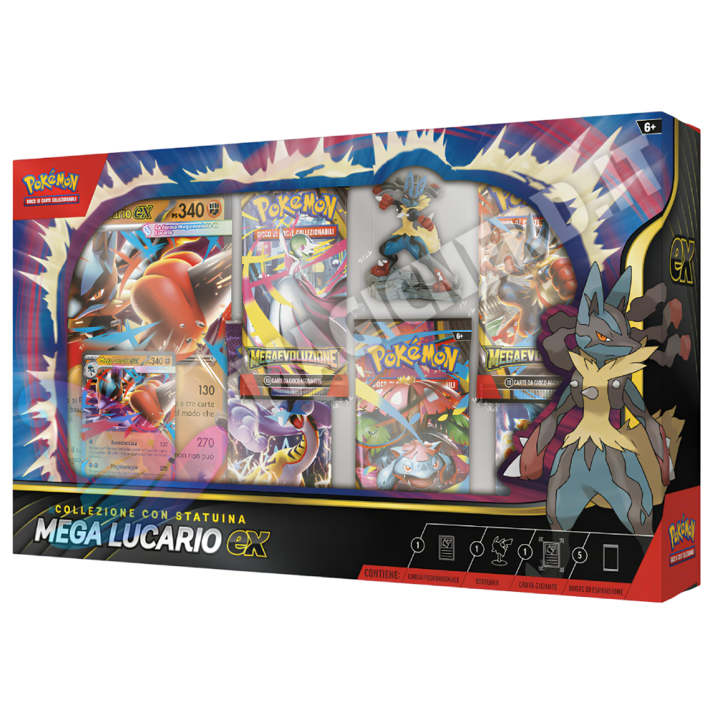 Collezione con Statuina Mega Lucario ex (ITA)