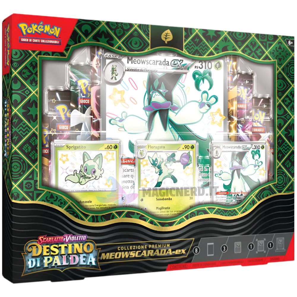 Collezione Premium Destino di Paldea Meowscarada-ex (IT)