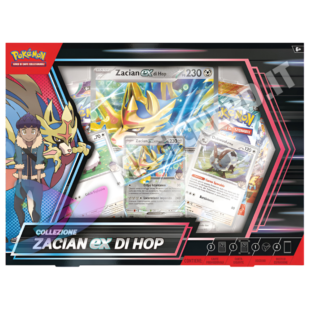 collezione zacian ex di hop