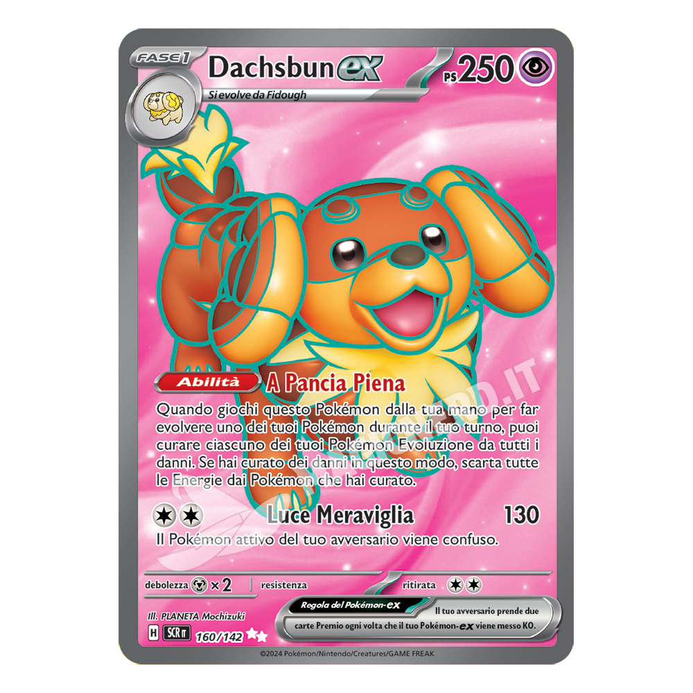 Dachsbun ex Full Art SCR 160 (ITA)