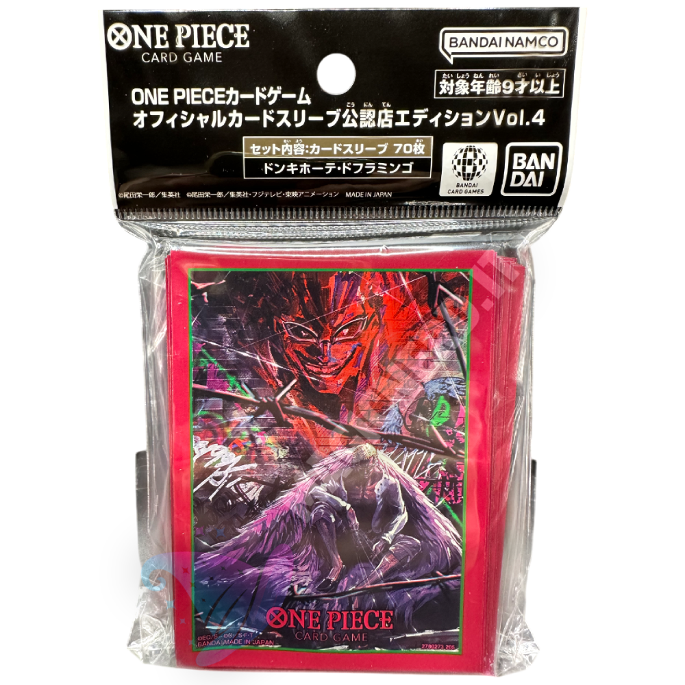 doflamingo card sleeves One Piece TCG Sleeves: Donquixote Doflamingo – I'm Board! Games & Family Fun