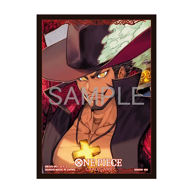 Dracule Mihawk Official Sleeves One Piece Card Game (70 Sleeves)