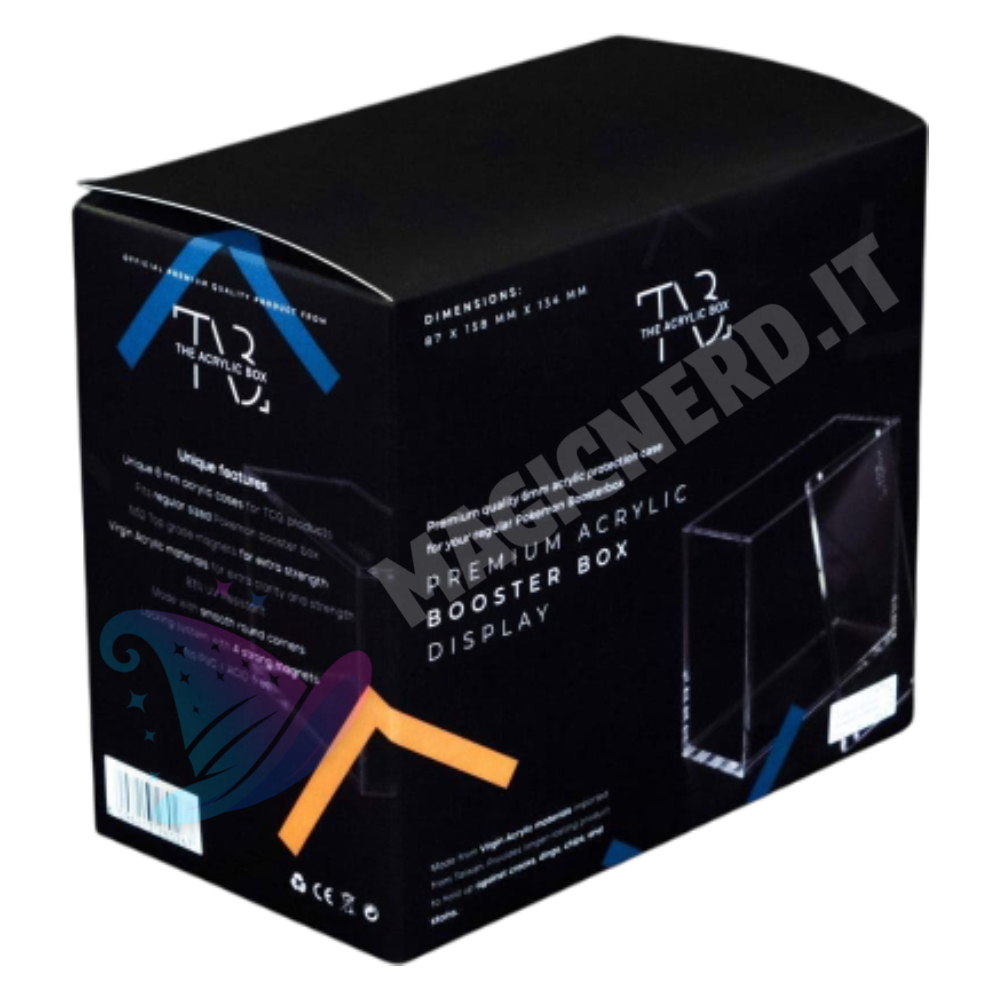 Espositore in Acrilico da 6mm per Display Box Pokémon - The Acrylic Box