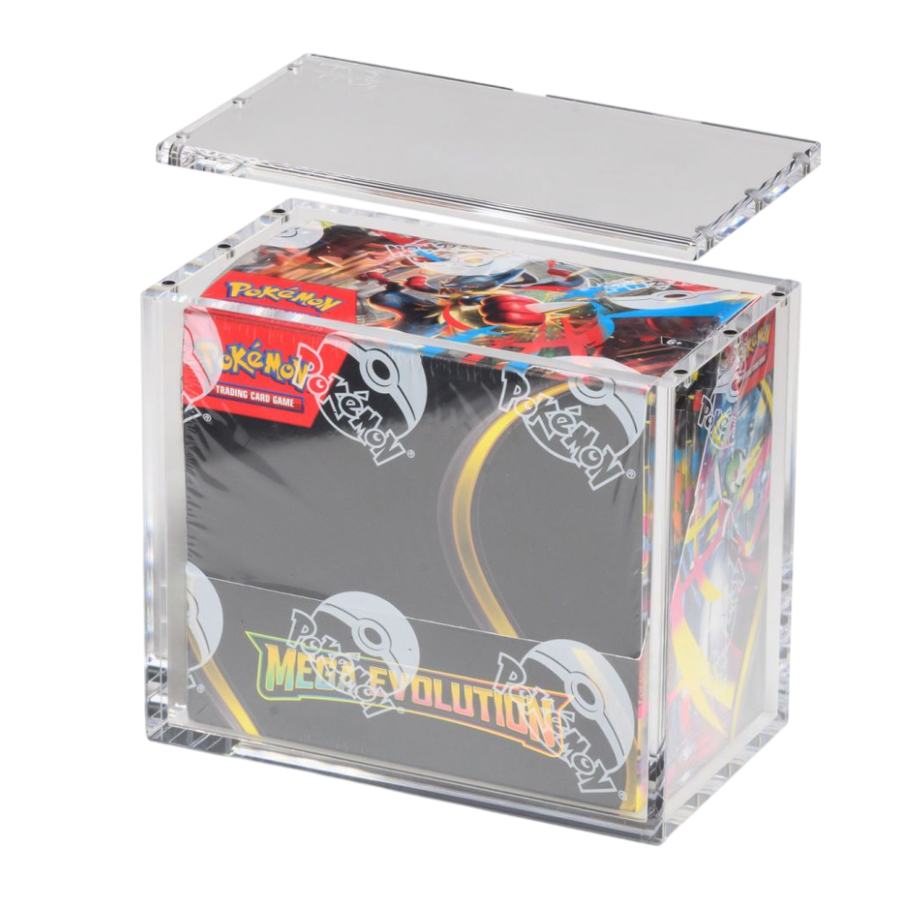 Espositore in Acrilico da 6mm per Booster Box Pokémon - The Acrylic Box