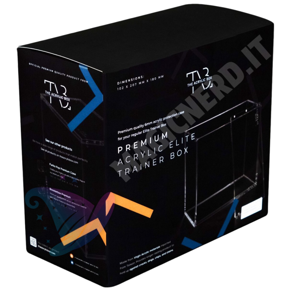 Espositore in Acrilico da 6mm per Set Allenatore Fuoriclasse ETB - The Acrylic Box