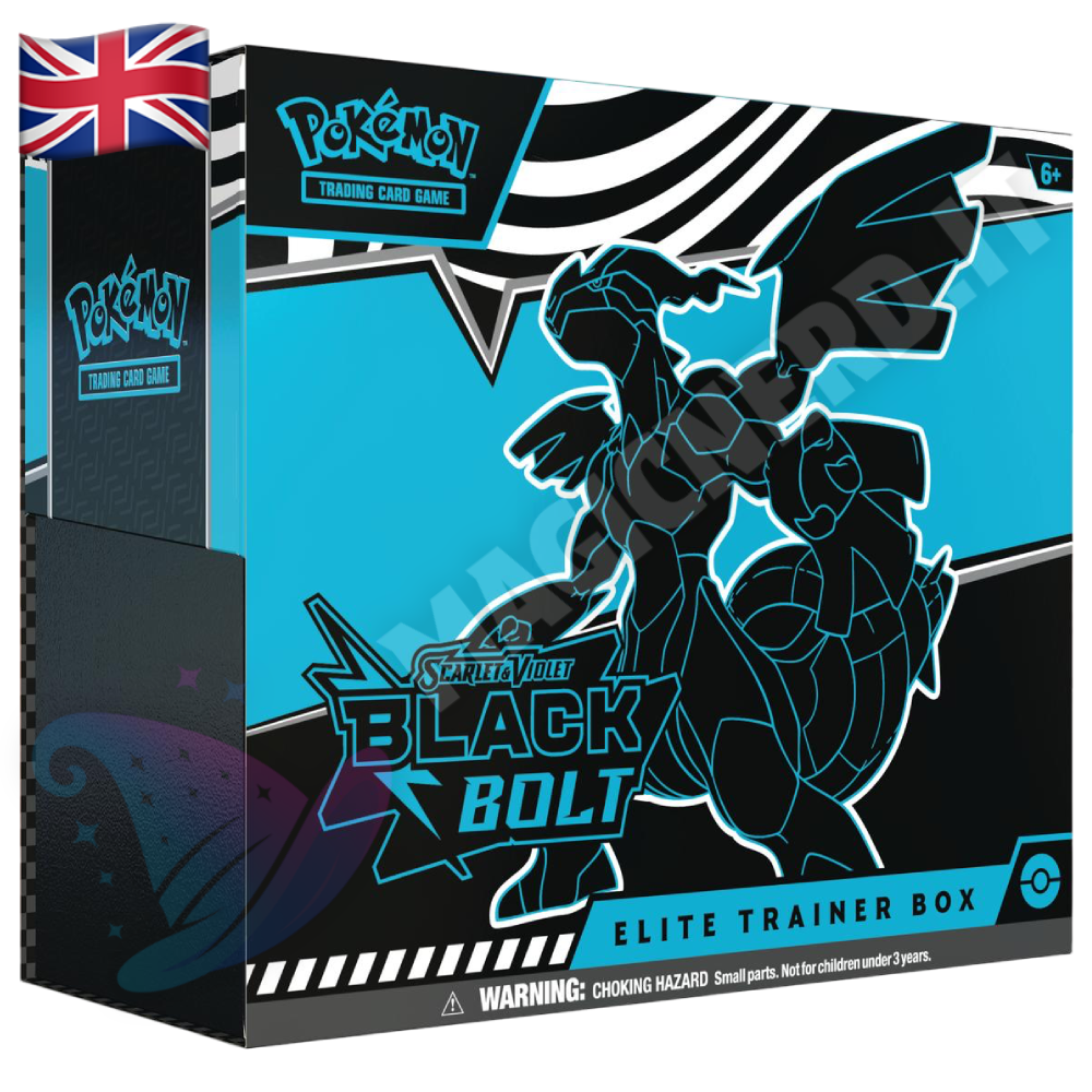 (LEGGERMENTE DANNEGGIATO) Black Bolt Elite Trainer Box ETB Zekrom (ENG)