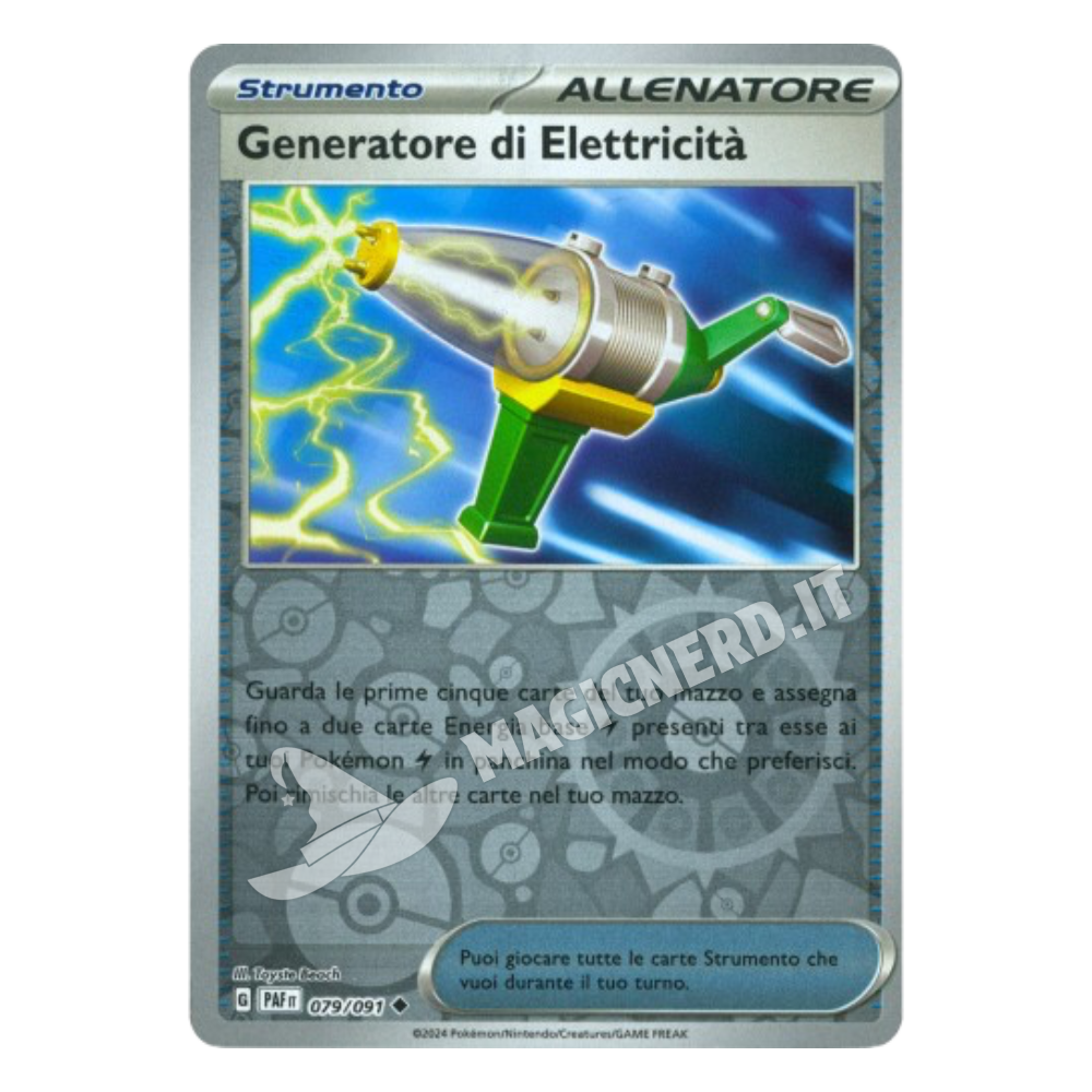 079/091 Generatore di Elettricità Non Comune Reverse PAF