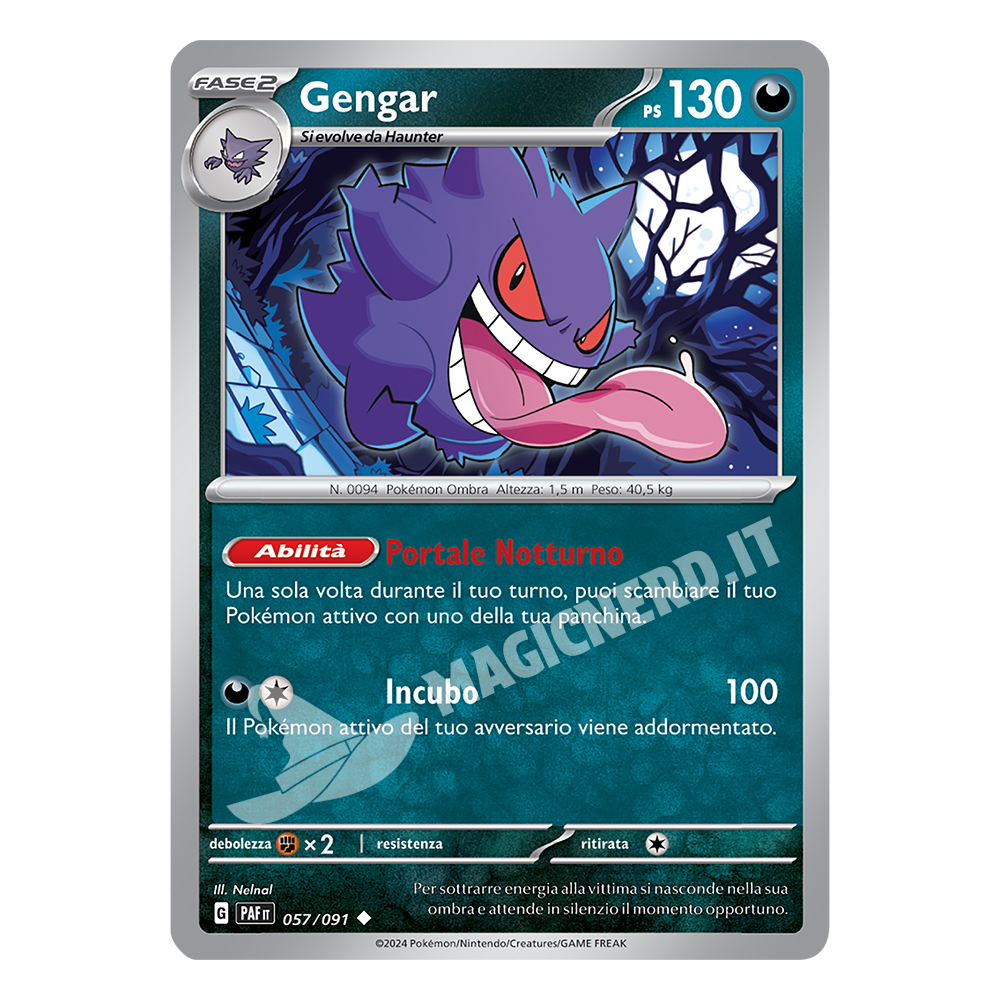 057/091 Gengar Comune PAF