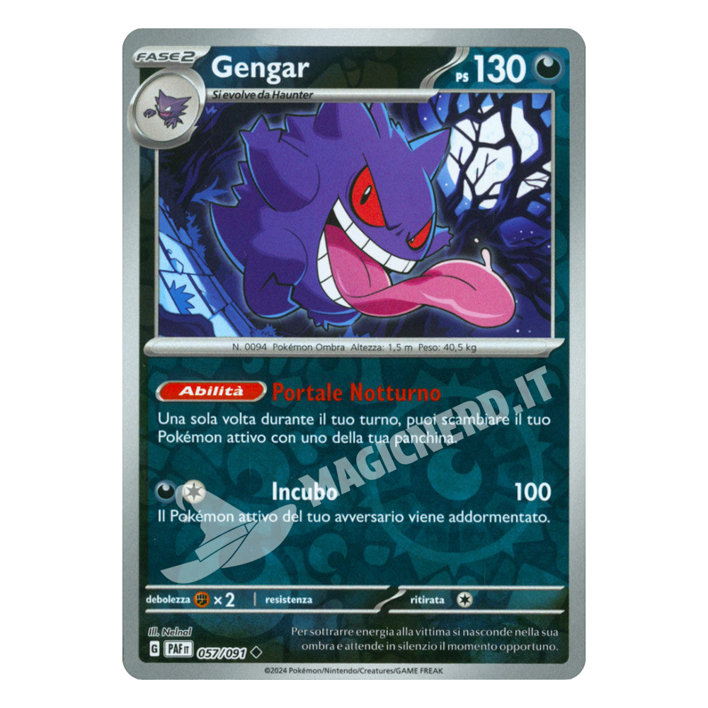 057/091 Gengar Comune Reverse PAF