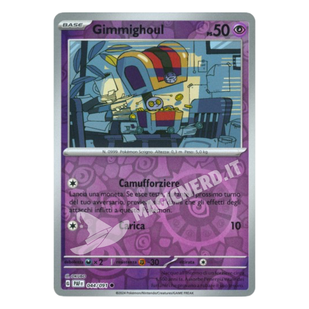 044/091 Ghimmighoul Comune Reverse PAF