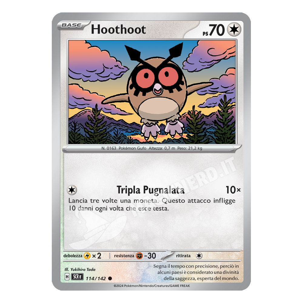 Hoothoot Comune SCR 114 (ITA)