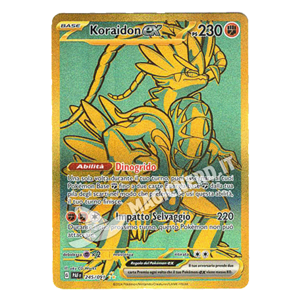 245/091 Koraidon ex Emerald Gold PAF