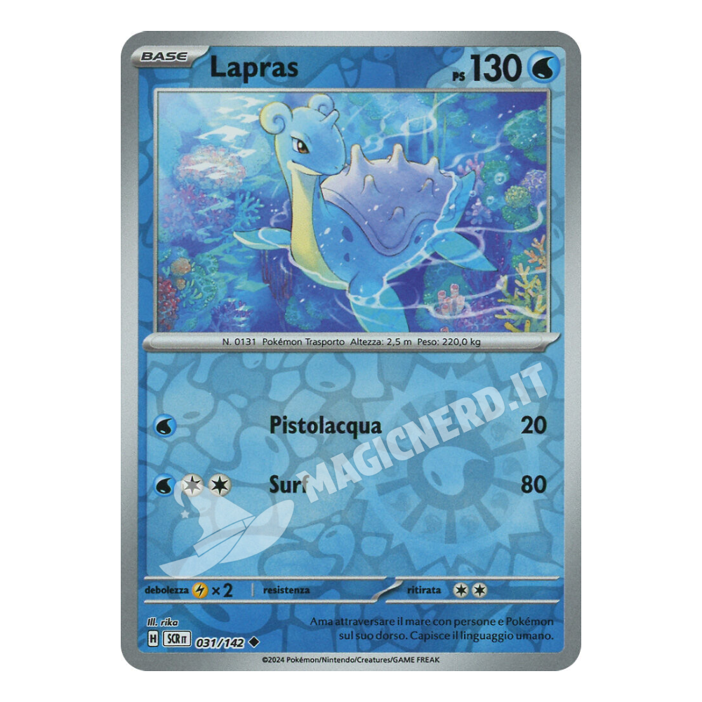 Lapras Non Comune Reverse SCR 031 (ITA)
