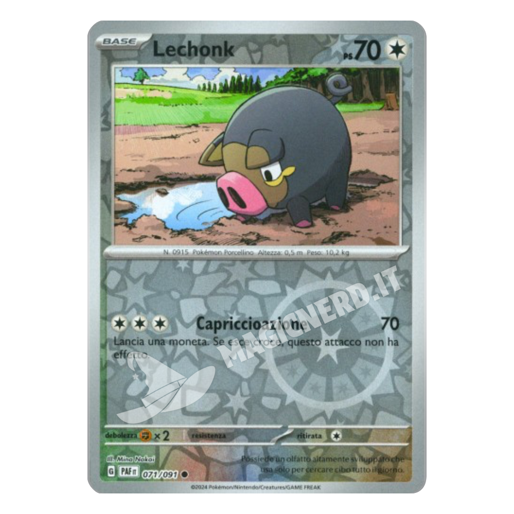 071/091 Lechonk Comune Reverse PAF