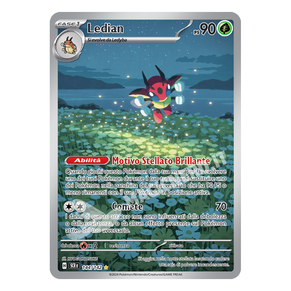 Ledian Illustrazione Rara SCR 144 (ITA)