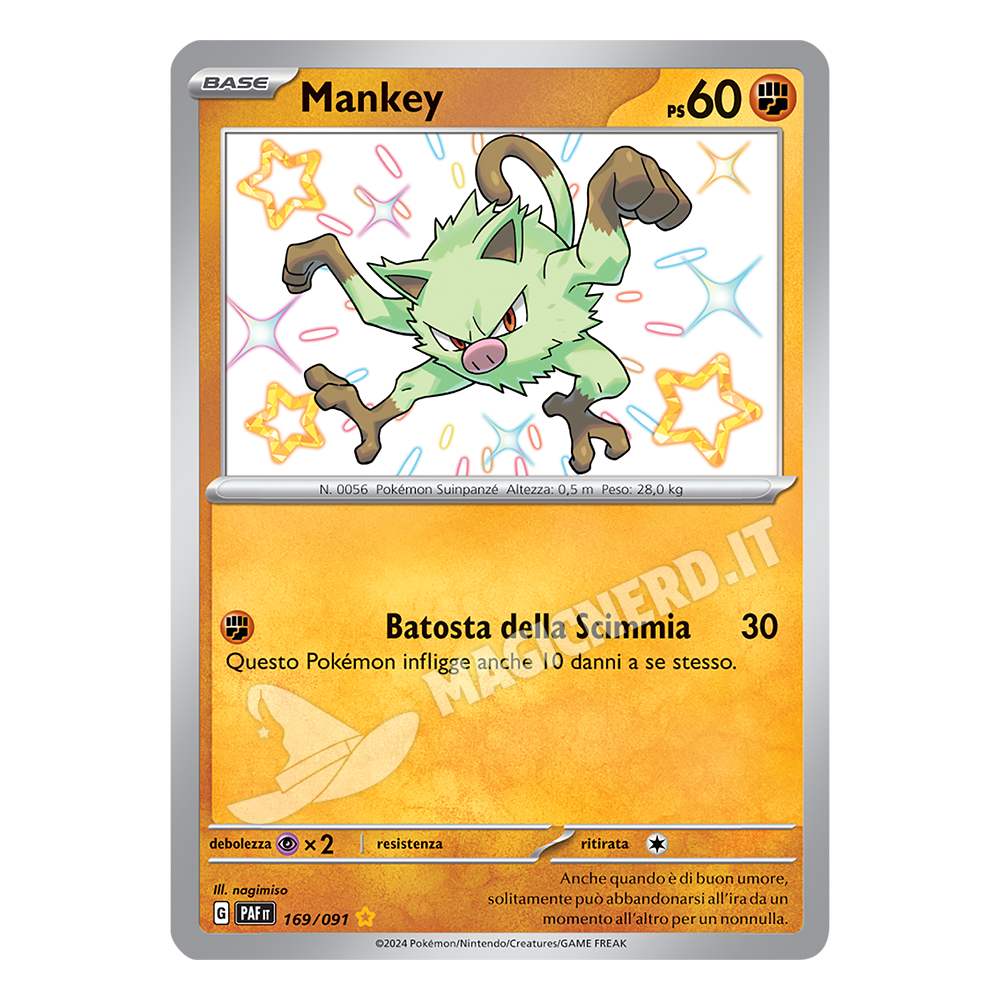 169/091 Mankey Shiny