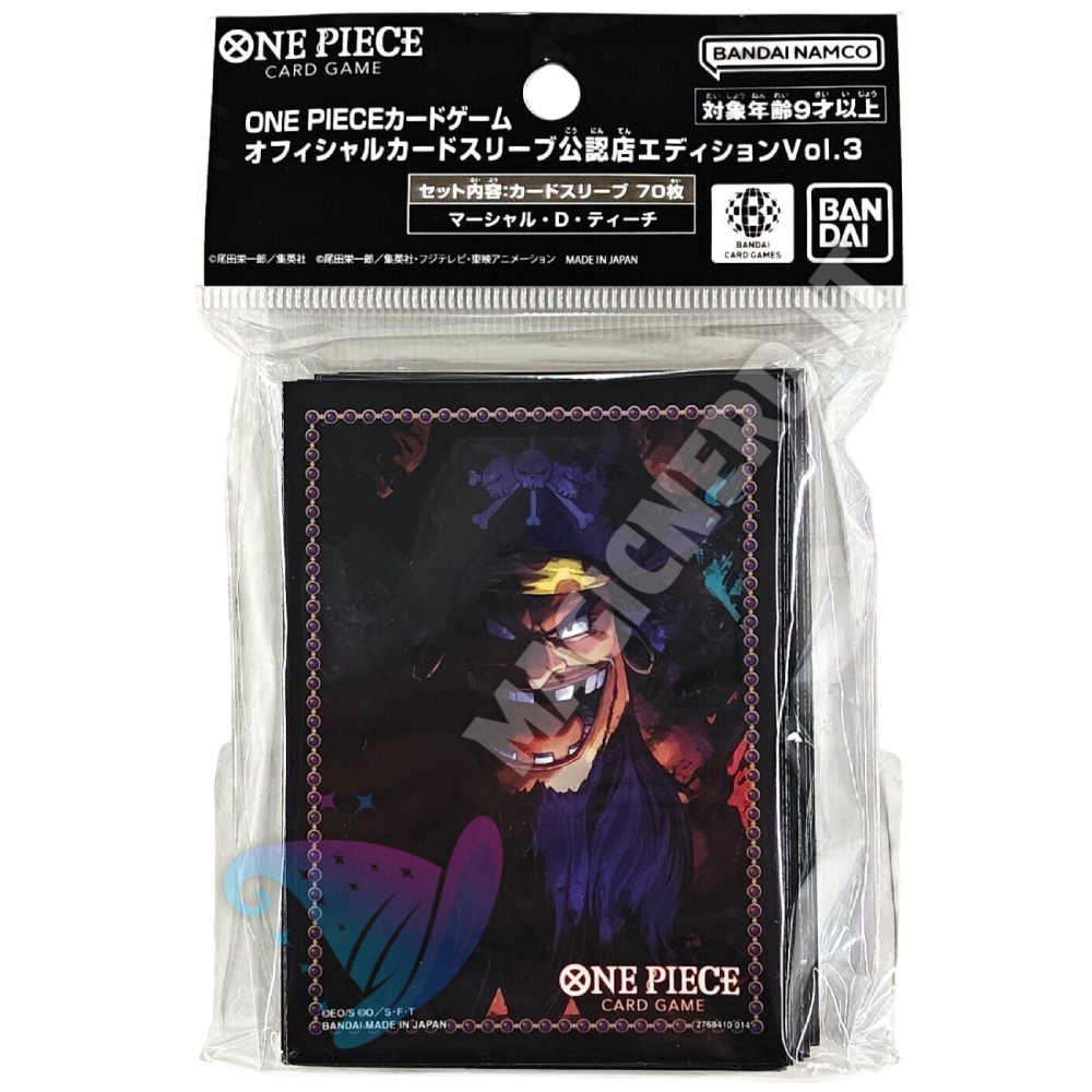 Marshall.D.Teach Official Sleeves One Piece Card Game (70 Sleeves)