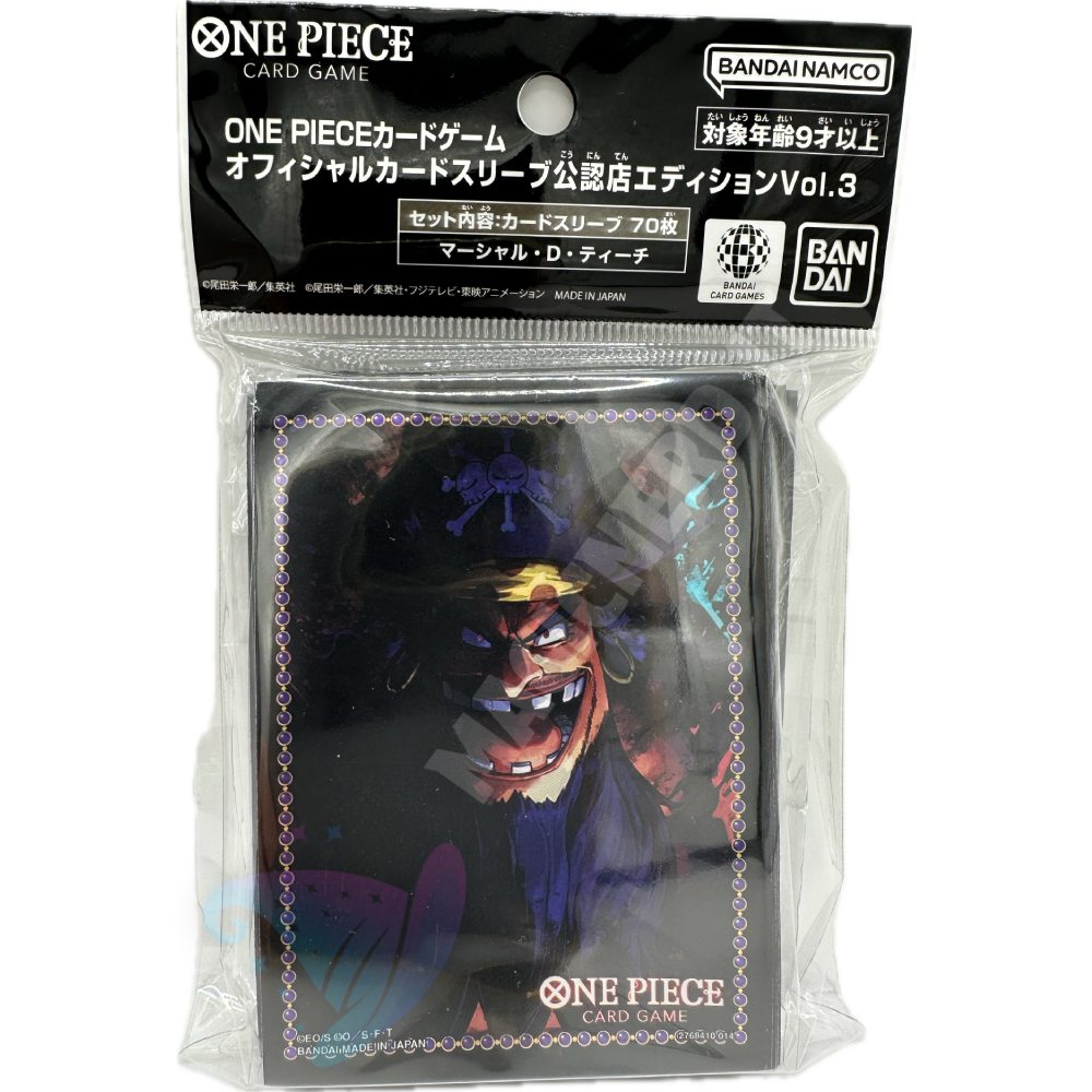 Marshall.D.Teach Official Sleeves One Piece Card Game (70 Sleeves)