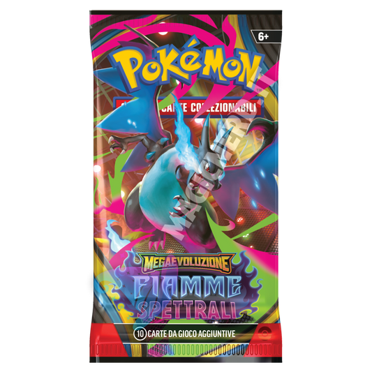Megaevoluzione Fiamme Spettrali Bustina 10 Carte (ITA)